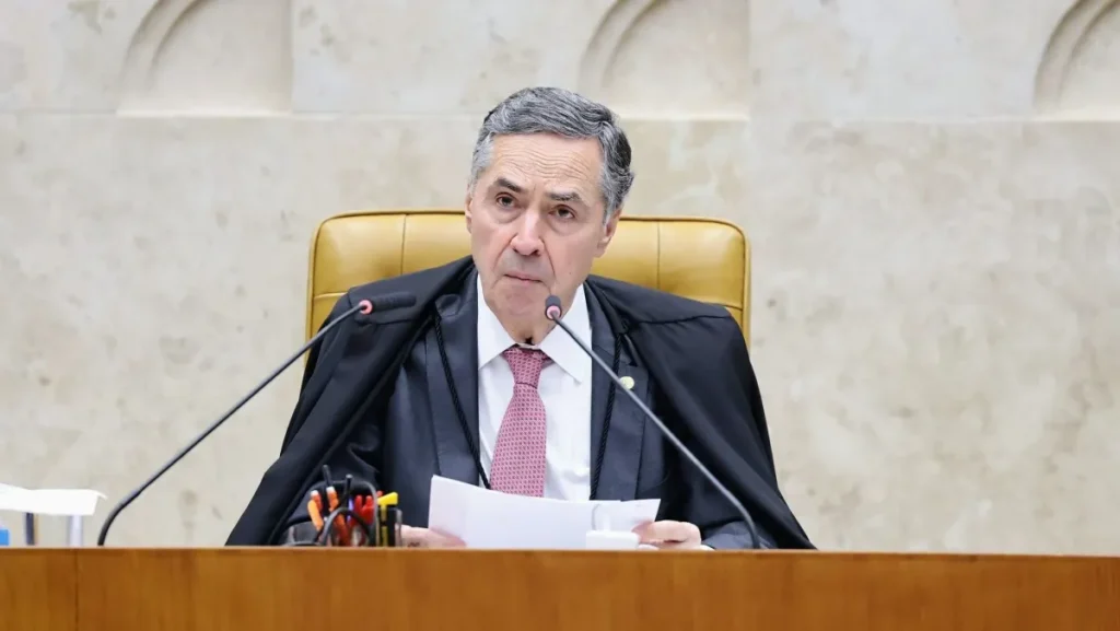 O presidente do Supremo Tribunal Federal Luís Roberto Barroso  (Carlos Moura/SCO/STF)